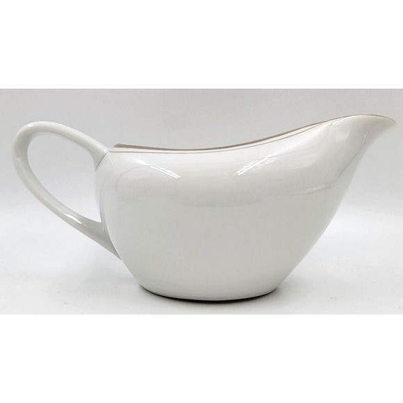 Royalton Fine China Creamer & Sugar Bowl Set Gold Trim Translucent Porcelain - Picture 10 of 16